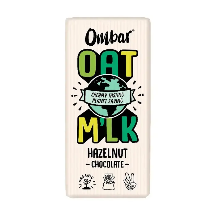 Ombar Ombar Oat M'lk Hazelnut Chocolate Bar - 70g