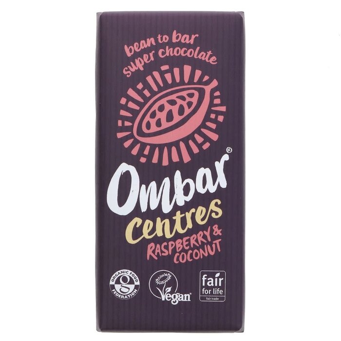 Ombar Ombar Raspberry Coconut Dark Chocolate Bar - 70g