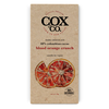 Blood Orange Crunch Single Origin Dark Chocolate Bar 60% -  Cox & Co  - 70g