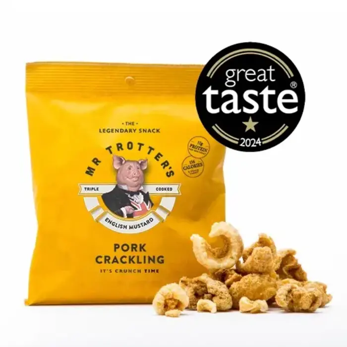 Mr Trotter's English Mustard  Pork Crackling - Mr Trotter - 30g