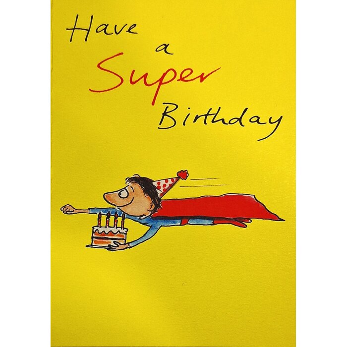 Cardinky Have a Super Birthday (Superboy) - Greetings Cards - Cardinky