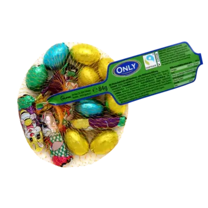 Fairtrade Milk Chocolate Creme Filled Eggs & Bunnies - 84g