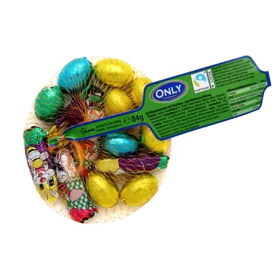 Fairtrade Milk Chocolate Creme Filled Eggs & Bunnies - 84g