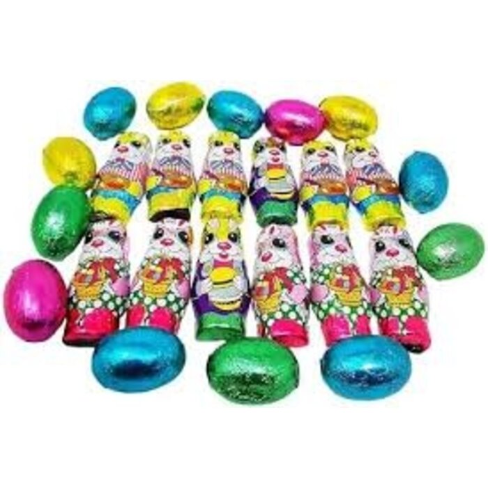 Fairtrade Milk Chocolate Creme Filled Eggs & Bunnies - 84g