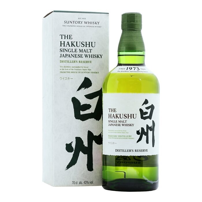 Japanese Whisky The Hakushu - Suntory Distillers Reserve  - 70cl
