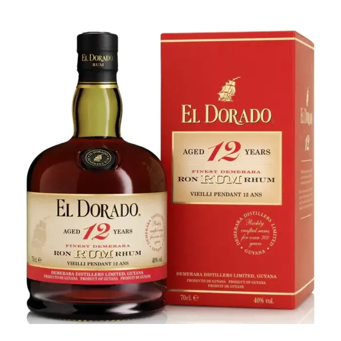 Aged Rum El Dorado 12 yo Rum - 70cl