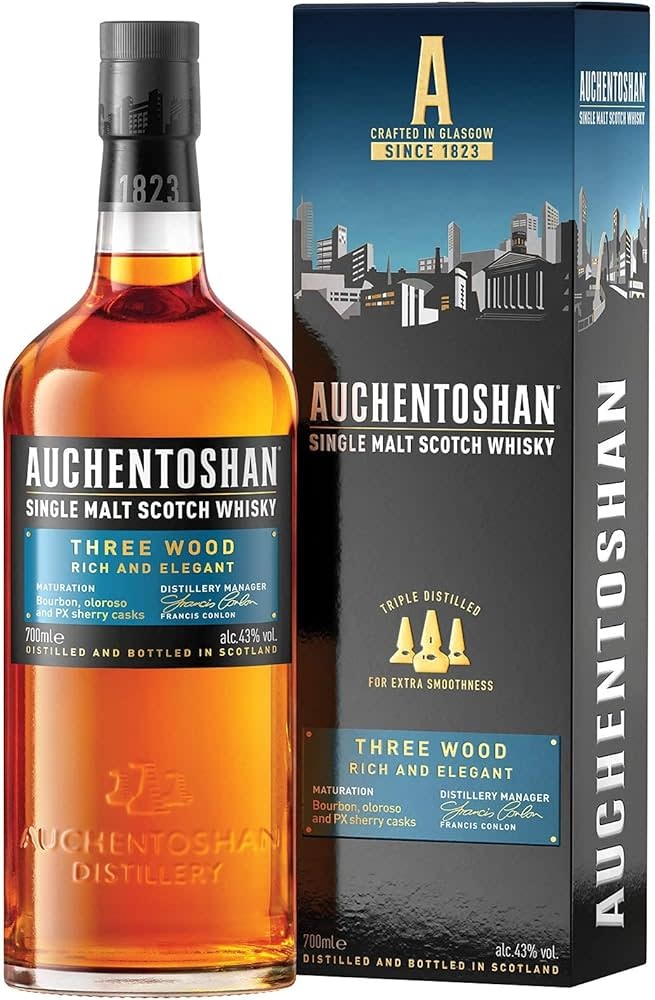 Lowlands Whisky Auchentoshan Three Wood - 70cl