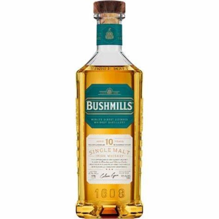 Irish Whiskey Bushmills 10YO Single Malt 70cl