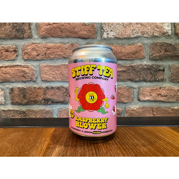 Stiff Tea Brewing Co Hard Kombucha - Raspberry Blower - Stiff Tea - 5% - 330ml