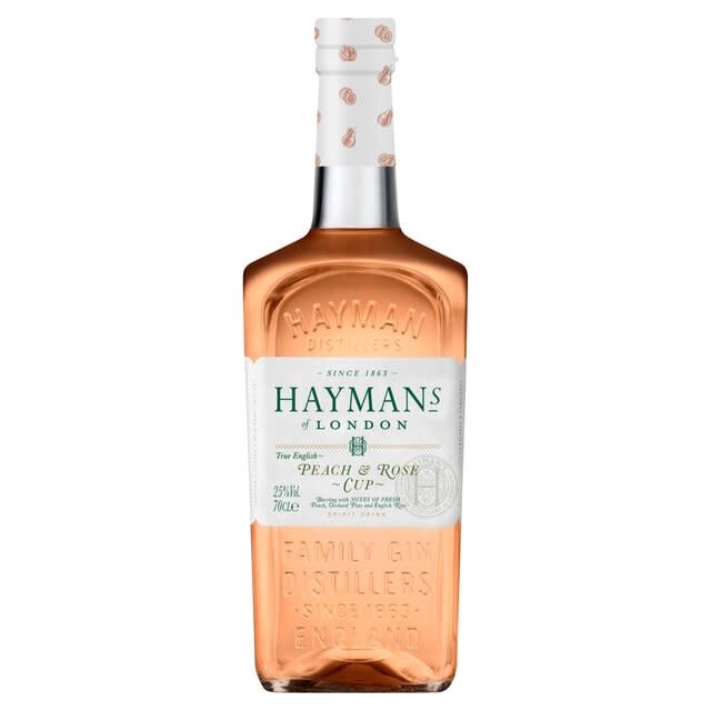 Manchester Gin Hayman's Peach & Rose Cup - 25% - 70cl