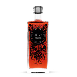Piston Strawberry & Hibiscus Gin  - Piston - 70cl
