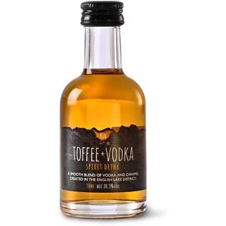 Kin Vodka Miniature - Toffee Vodka - Kin Toffee Vodka - 20.3% - 5cl