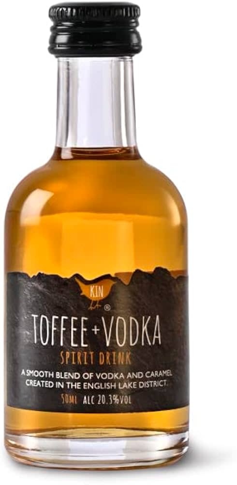 Kin Toffee Vodka Miniature - Toffee Vodka - Kin Toffee Vodka - 20.3% - 5cl