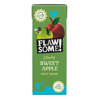 Flawsome! Sweet Apple Wonky Fruit Water Carton  - Flawsome! - 200ml