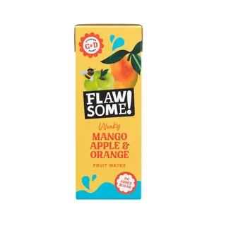 Flawsome! Mango, Apple & Orange Wonky Fruit Water Carton - Flawsome! - 200ml