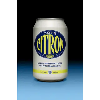 Rochambeau cote citron Radler - Cote Citron - 3.4% - 330ml Can