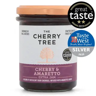 The Cherry Tree Cherry With Amaretto  Extra Jam - The Cherry Tree - 210g
