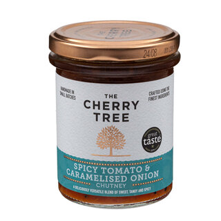 The Cherry Tree Spicy Tomato & Caramelised Onion Chutney - The Cherry Tree - 210g