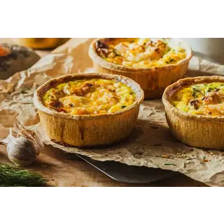 The Original Baker Smoked Salmon & Crème Fraiche Quiche - The Original Baker
