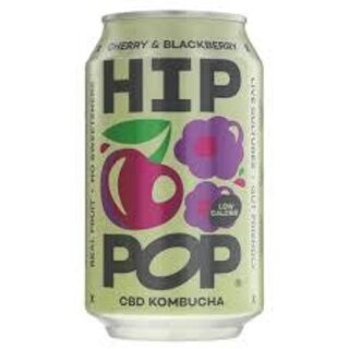 HIP POP CBD Kombucha - Cherry & Blackberry - Hip Pop - 330ml