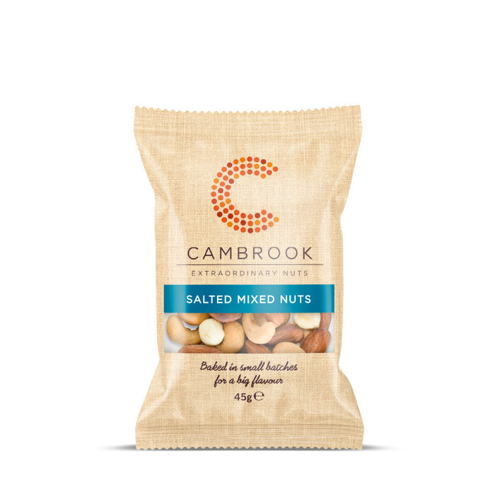 cambrook Baked Salted Mixed Nuts - Cambrook - 45g