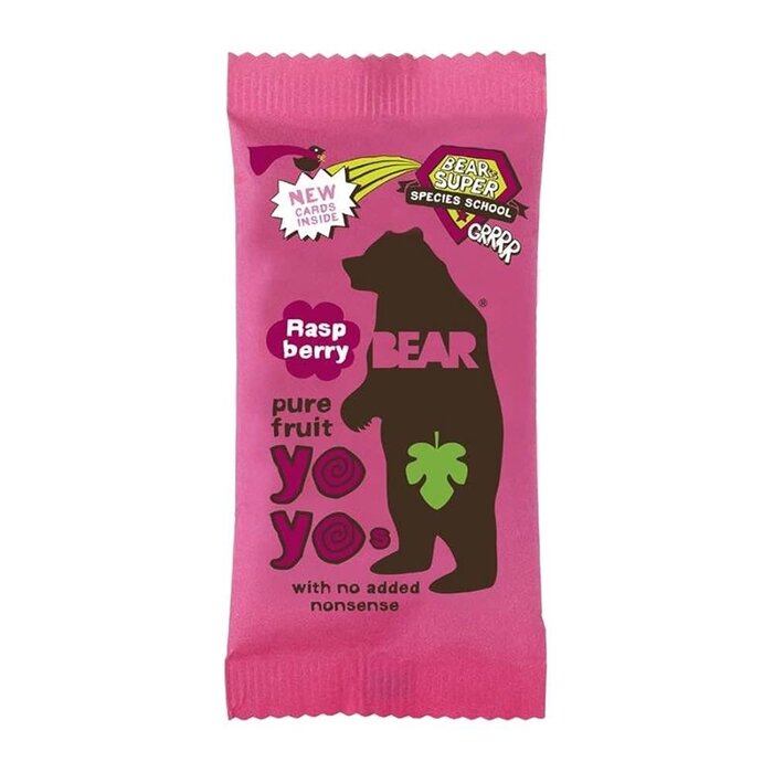 YoYo Bears Raspberry YoYos Fruit Rolls - Bear 20g