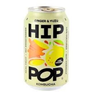 HIP POP Natural Ginger Yuzu  Kombucha - Hip Pop - 330ml