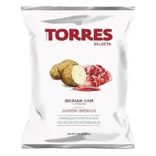 Torres Selecta Patatas Torres Selecta - Iberian Ham Potato Chips - 150g