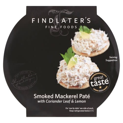 Findlater Smoked Mackerel Pate with Coriander Leaf & Lemon  - Findlater - 115g