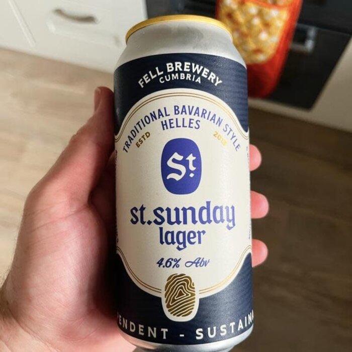 Fell Brewery Lager - St Sunday  - Fell Brewery  - 4.6% - 440ml