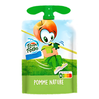 Andros Compote Pomme Nature - Plain Apple   - Materne- 90g