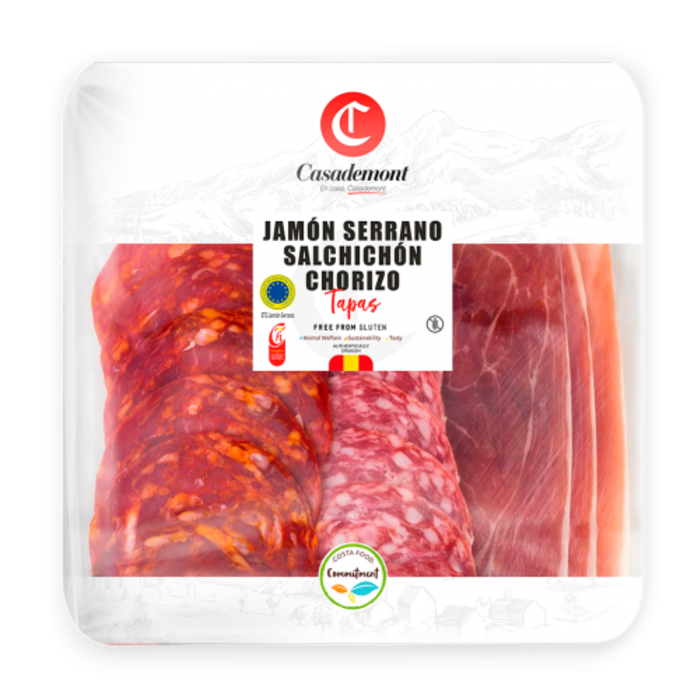 Casademont Tapas  (Chorizo, Salchichon, Jamon Serrano)  - Casademont - 150g