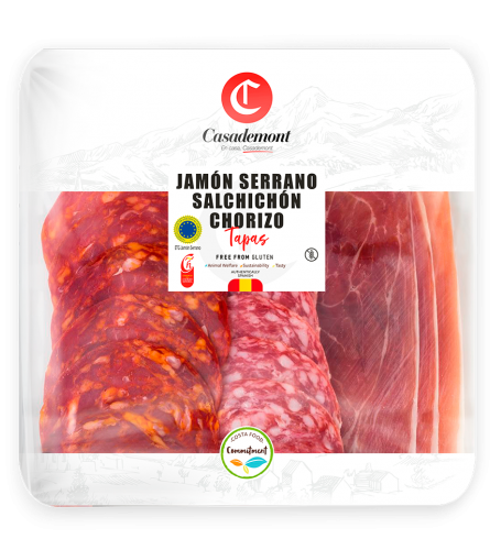 Casademont Tapas  (Chorizo, Salchichon, Jamon Serrano)  - Casademont - 150g