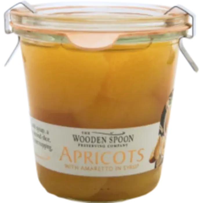 Apricots With Amaretto Kilner Jar - The Wooden Spoon - 300g