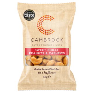 cambrook Baked Sweet Chilli Peanuts & Cashews - Cambrook - 80g