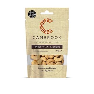 cambrook Baked Umami Cashews - Cambrook - 80g
