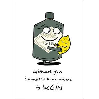 Cardinky BeGin Without You - Greetings Cards - Cardinky