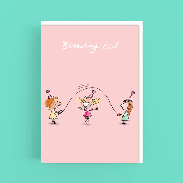 Cardinky Birthday Girl Pink - Greetings Cards - Cardinky
