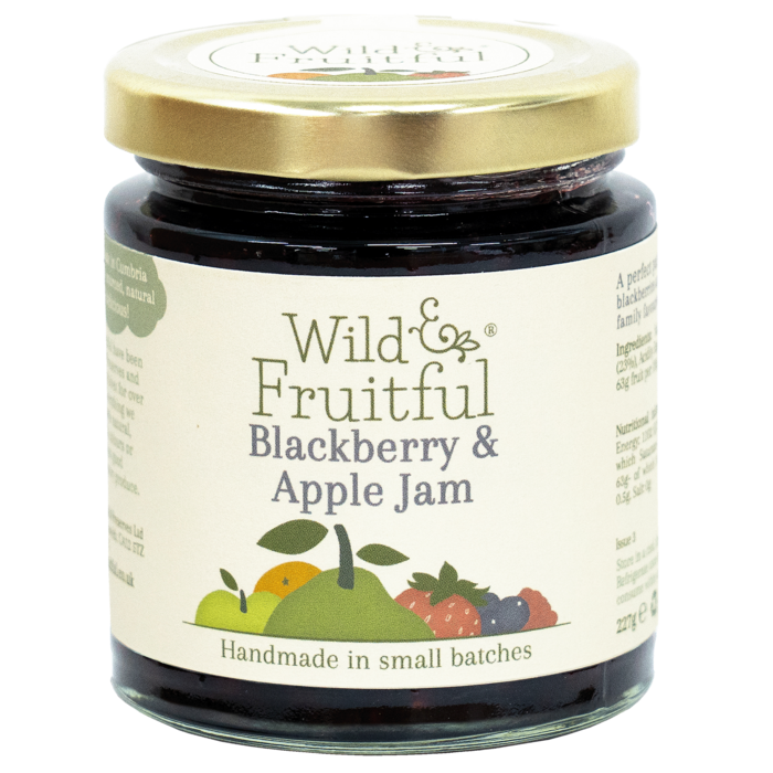 Wild & Fruitful Blackberry & Apple Jam - Wild & Fruitful - 227g