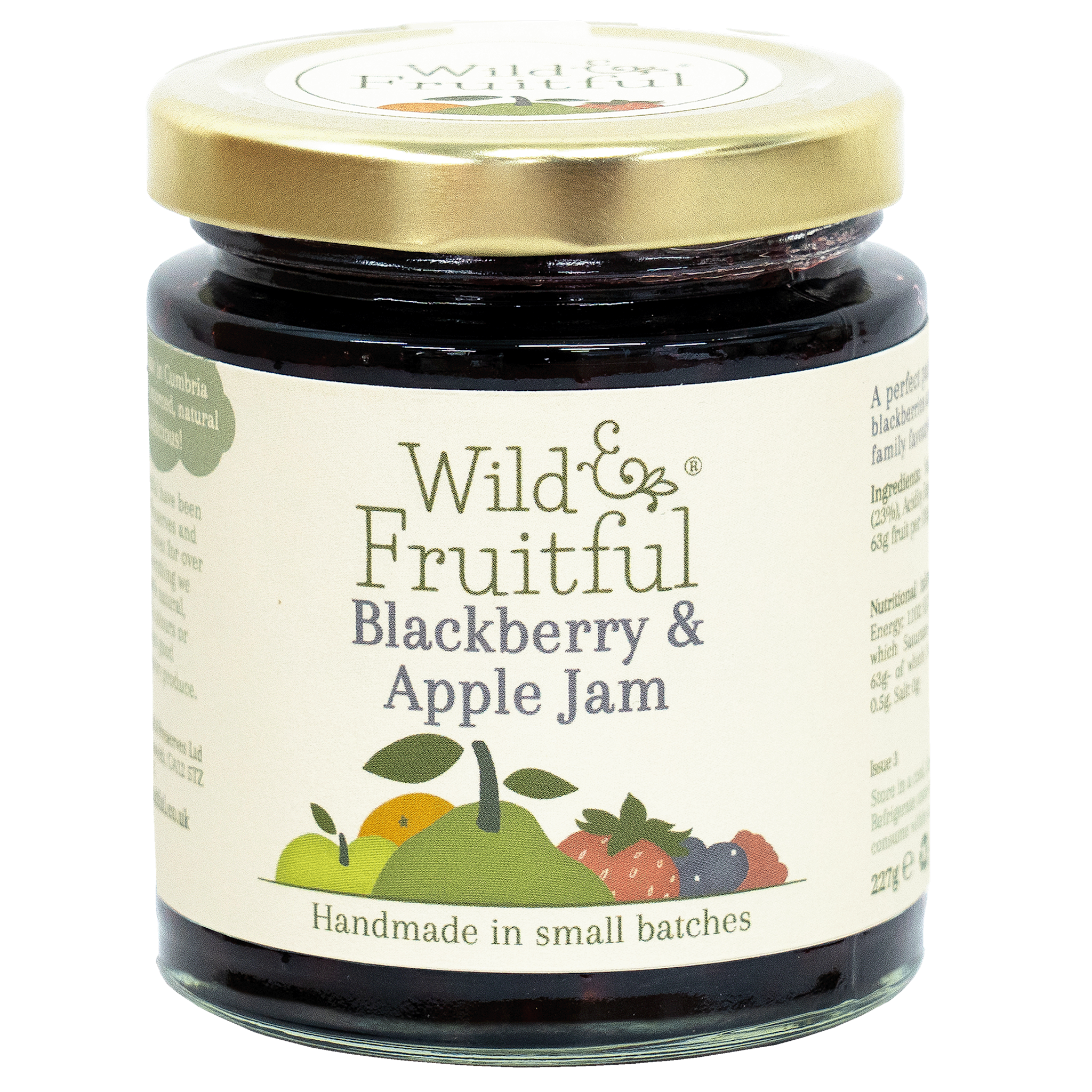 Wild & Fruitful Blackberry & Apple Jam - Wild & Fruitful - 227g