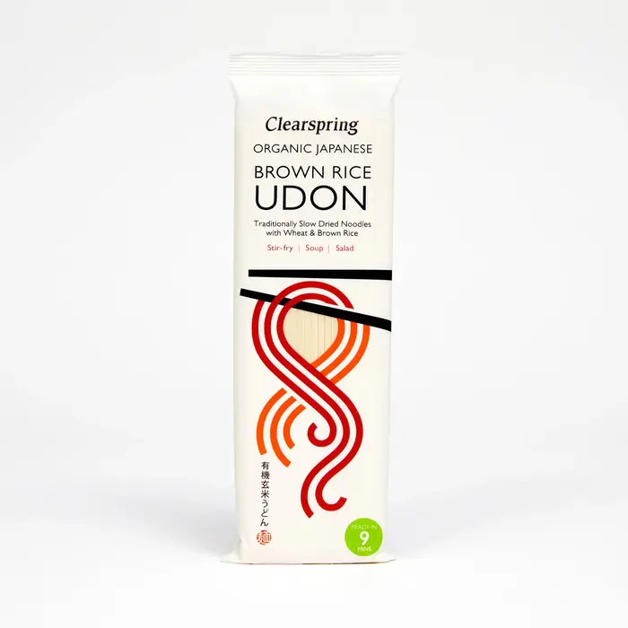 Clearspring Brown Rice Udon Noodles - Clearspring - 200g