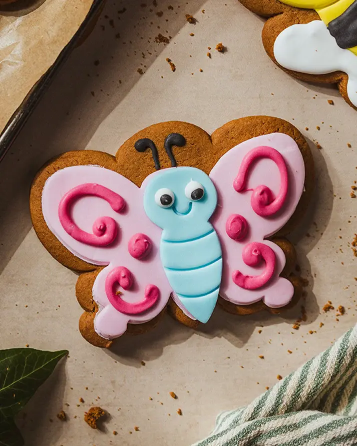 The Original Baker Butterfly Gingerbread Biscuit - The Original Baker - 65g