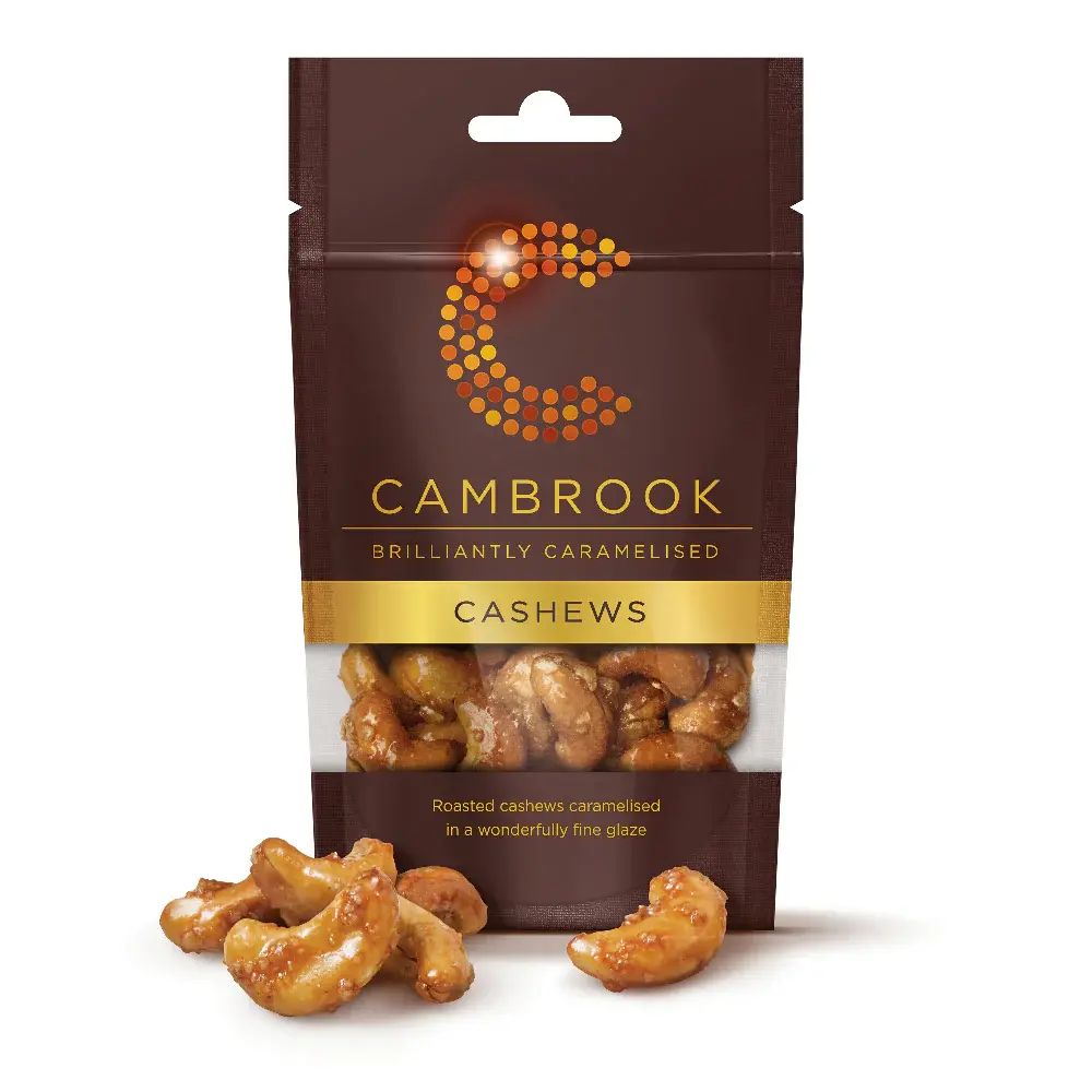 cambrook Caramelised Cashew Nuts - Cambrook - 80g