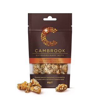 cambrook Caramelised Sesame Peanuts - Cambrook - 80g