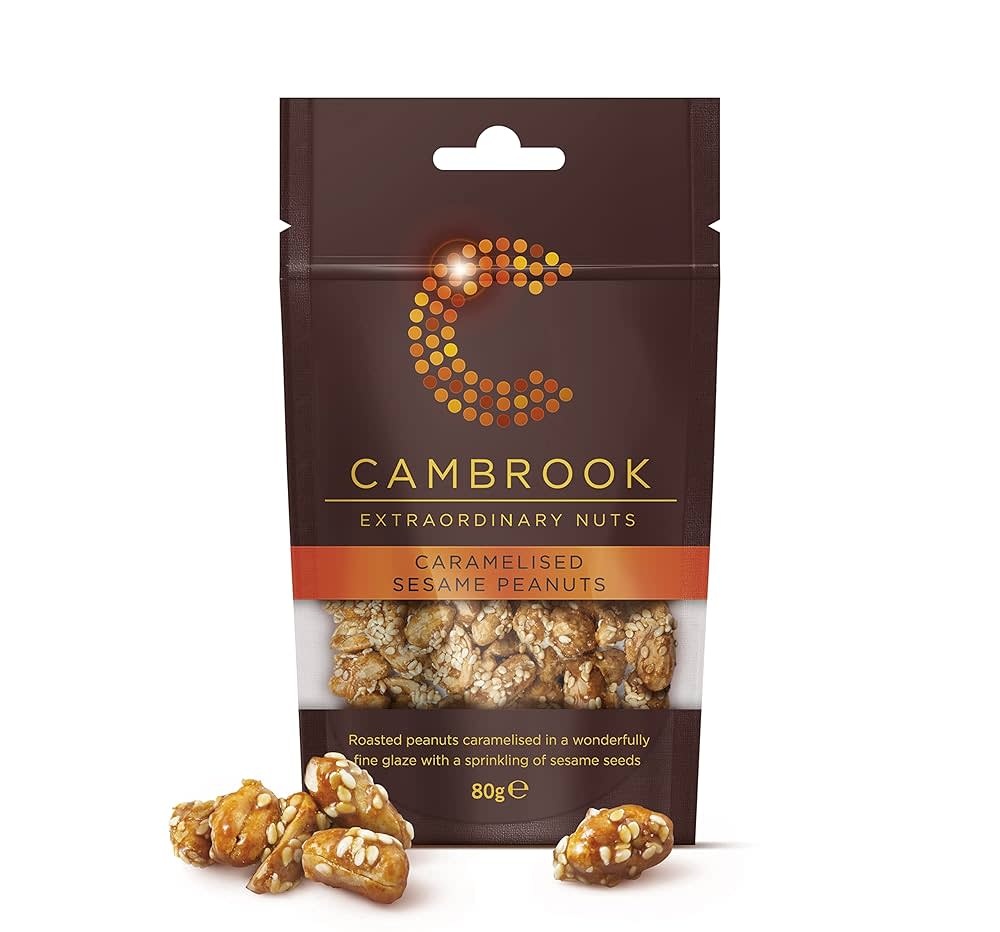 cambrook Caramelised Sesame Peanuts - Cambrook - 80g