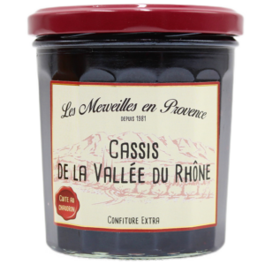 Cassis de la Vallee du Rhone  - Blackcurrant -  Les Merveilles en Provence - 370g