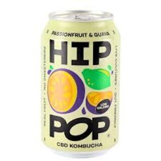 HIP POP CBD Kombucha - Passionfruit & Guava - Hip Pop - 330ml
