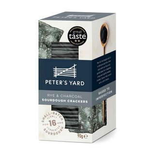 Peter's Yard Crispbread Charcoal and Rye Crispbread - Peter's Yard - 90g