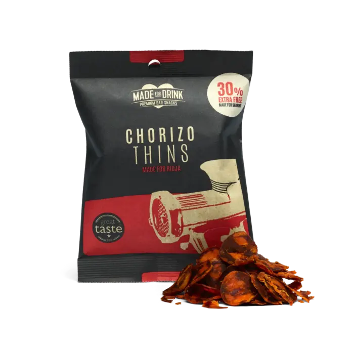 Made For Drinks Chorizo Thins - Made for Drinks - 30g