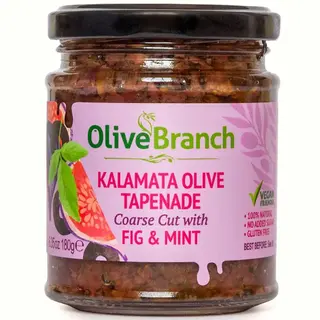 Olive Branch Chunky Tapenade  Kalamata Olives with Fig & Mint - 180g